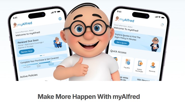 new myAlfred rewards app