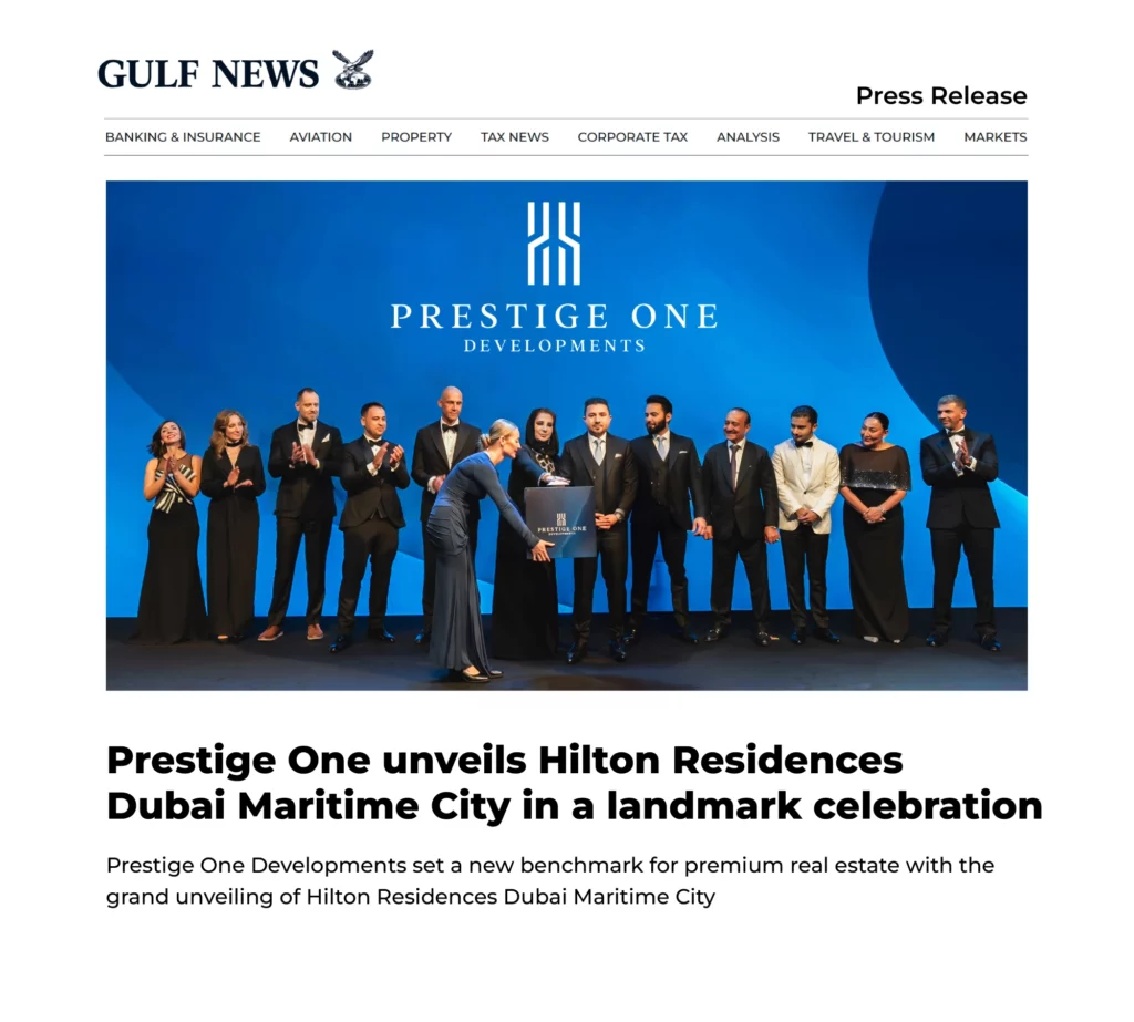 prestige-one-launches-hilton-residences-at-dubai-maritime-city-in-grand-ceremony
