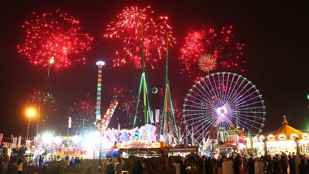 fireworks in dubai