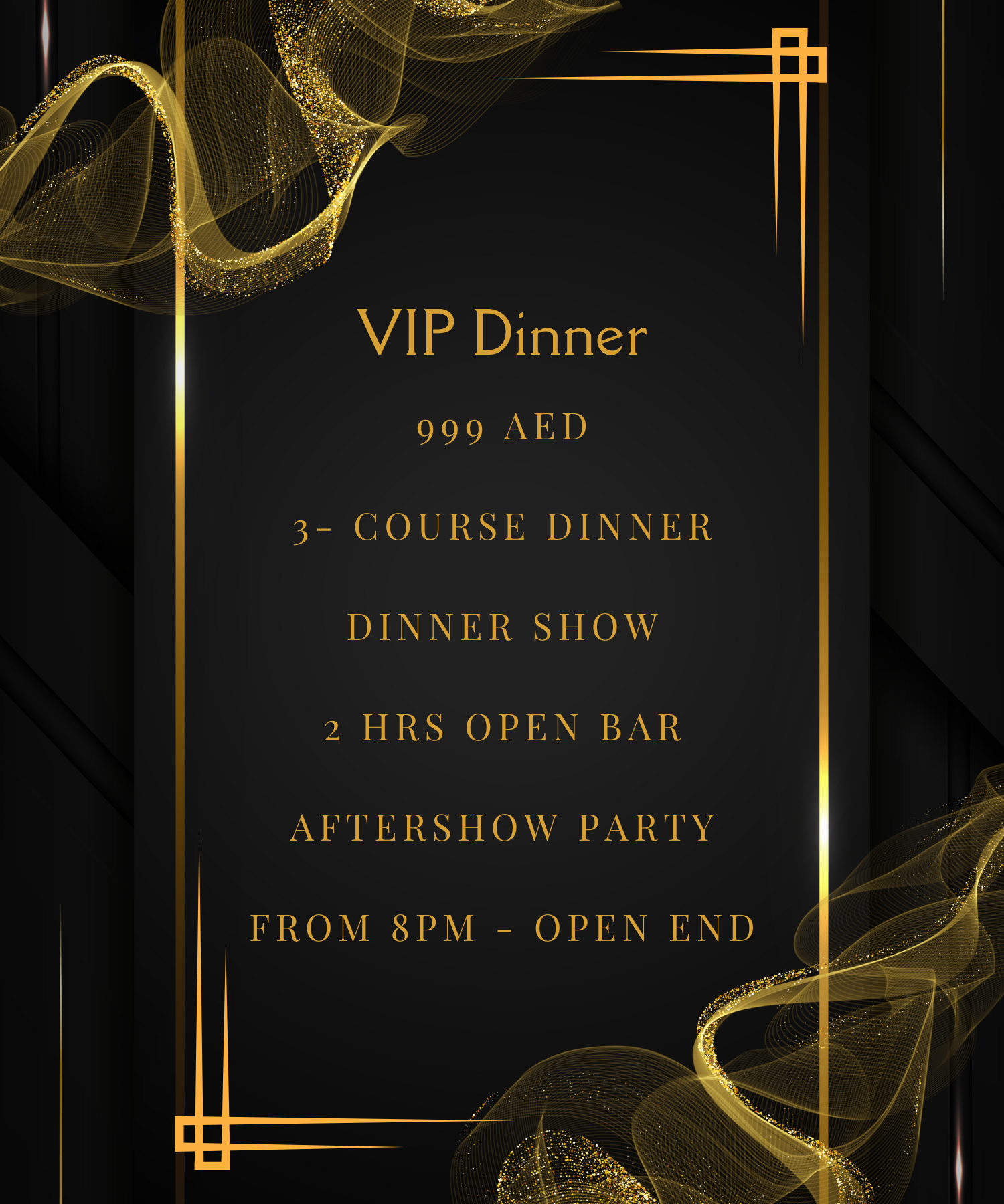Aftershow Reservation - Game Changers Gala
