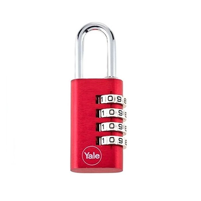 Yale YECB/38/131/1 Aluminum Combination 3 Dial Padlock Pad Locks
